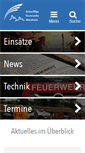 Mobile Screenshot of feuerwehr-weinheim.de